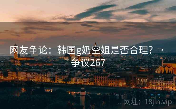 网友争论：韩国g奶空姐是否合理？ · 争议267  第2张